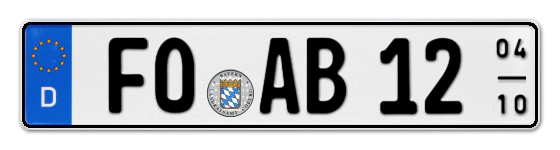 Saisonkennzeichen FO für FOrchheim online bestellen