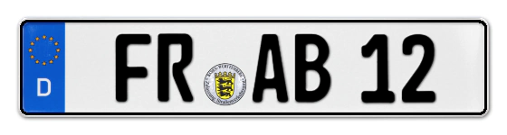 Autokennzeichen FReiburg