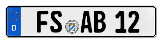 Autokennzeichen FreiSing