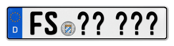 Wunschkennzeichen Freising reservieren