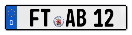 Autokennzeichen FrankenThal
