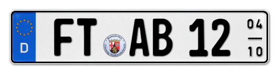 Saisonkennzeichen FT für FrankenThal online bestellen