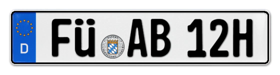 H-Kennzeichen FÜ online bestellen