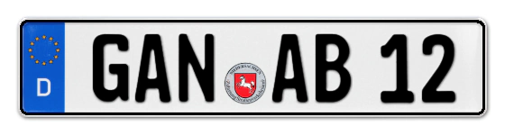 Autokennzeichen GANdersheim