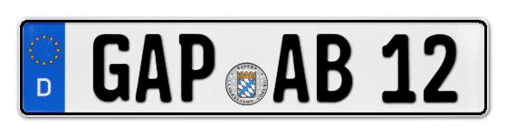 Autokennzeichen GArmisch-Partenkirchen