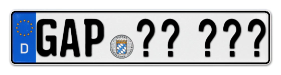 Wunschkennzeichen Garmisch-partenkirchen reservieren