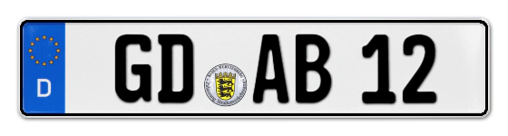Autokennzeichen GmünD