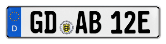 E-Kennzeichen GmünD online bestellen