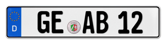 Autokennzeichen GElsenkirchen