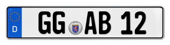 Autokennzeichen Groß-Gerau