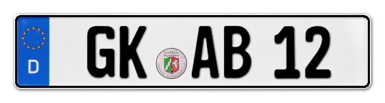 Autokennzeichen GeilenKirchen