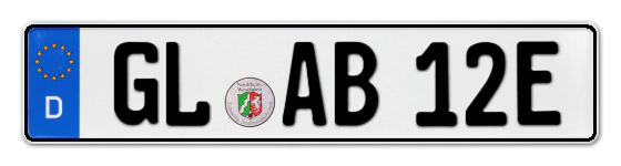 E-Kennzeichen GLadbach online bestellen