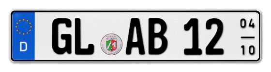 Saisonkennzeichen GL für GLadbach online bestellen