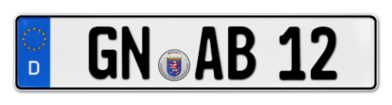 Autokennzeichen GelnhauseN