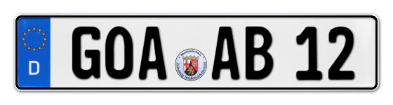 Autokennzeichen GOAr