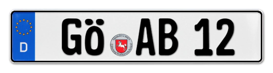 Autokennzeichen GÖttingen