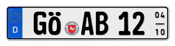 Saisonkennzeichen GÖ für GÖttingen online bestellen
