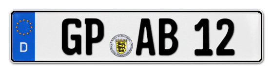 Autokennzeichen GöpPingen
