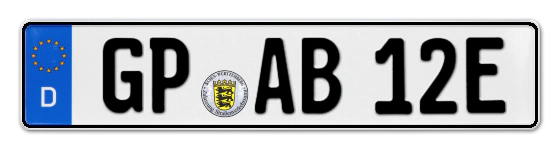 E-Kennzeichen GöpPingen online bestellen