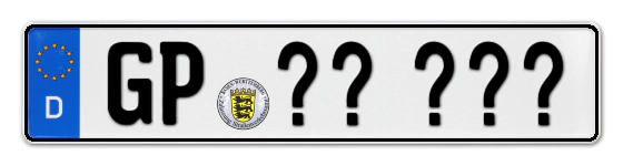 Wunschkennzeichen Göppingen reservieren
