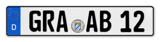 Autokennzeichen GRAfenau
