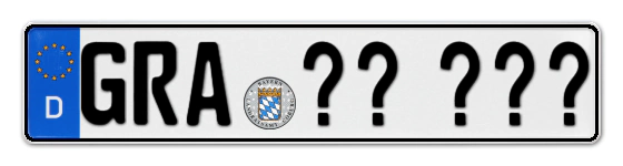 Wunschkennzeichen Grafenau reservieren