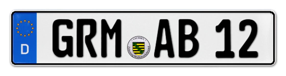 Autokennzeichen GRimMa