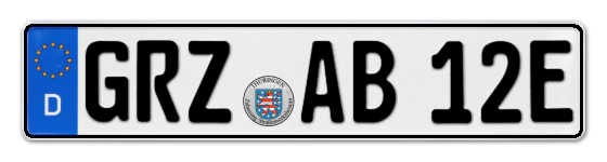 E-Kennzeichen GReiZ online bestellen