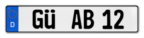 Autokennzeichen GÜstrow
