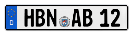 Autokennzeichen HildBurghauseN