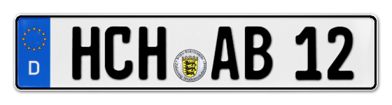 Autokennzeichen HeCHingen