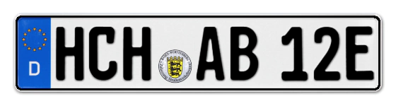 E-Kennzeichen HeCHingen online bestellen