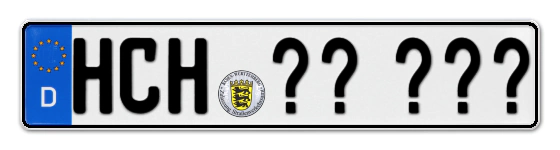 Wunschkennzeichen Hechingen reservieren