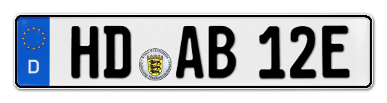 E-Kennzeichen HeiDelberg online bestellen