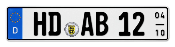 Saisonkennzeichen HD für HeiDelberg online bestellen