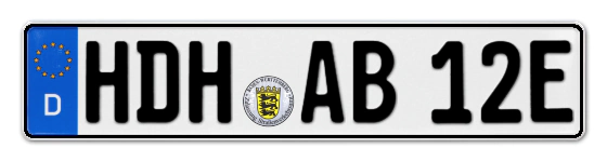 E-Kennzeichen HeiDenHeim online bestellen