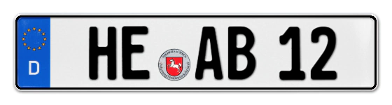 Autokennzeichen HElmstedt