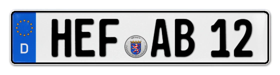 Autokennzeichen HErsFeld