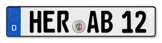 Autokennzeichen HERne