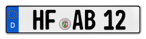 Autokennzeichen HerFord