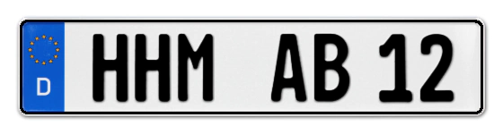 Autokennzeichen HoHenMölsen