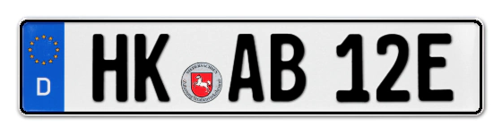 E-Kennzeichen HeideKreis online bestellen
