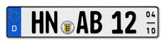 Saisonkennzeichen HN für HeilbronN online bestellen