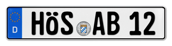 Autokennzeichen HÖchStadt