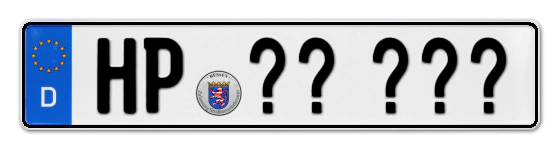 Wunschkennzeichen Heppenheim reservieren