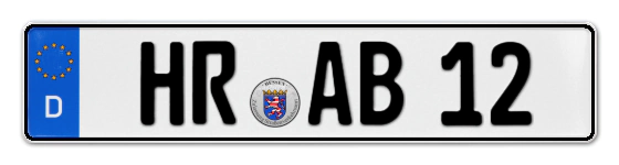 Autokennzeichen HombeRg