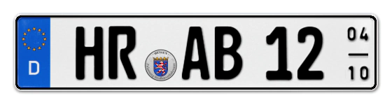 Saisonkennzeichen HR für HombeRg online bestellen