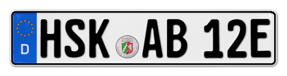 E-Kennzeichen HochSauerlandKreis online bestellen