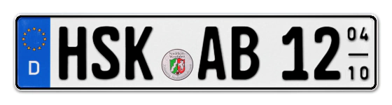 Saisonkennzeichen HSK für HochSauerlandKreis online bestellen