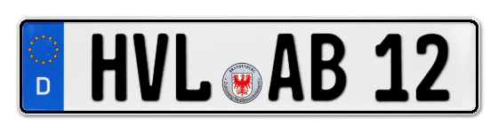 Autokennzeichen HaVelLand